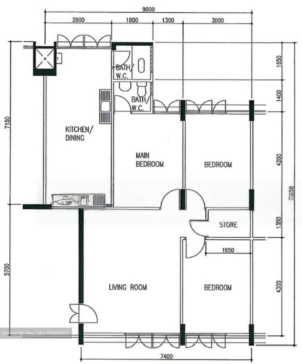 Blk 226 Bukit Batok Central (Bukit Batok), HDB 4 Rooms #522885541